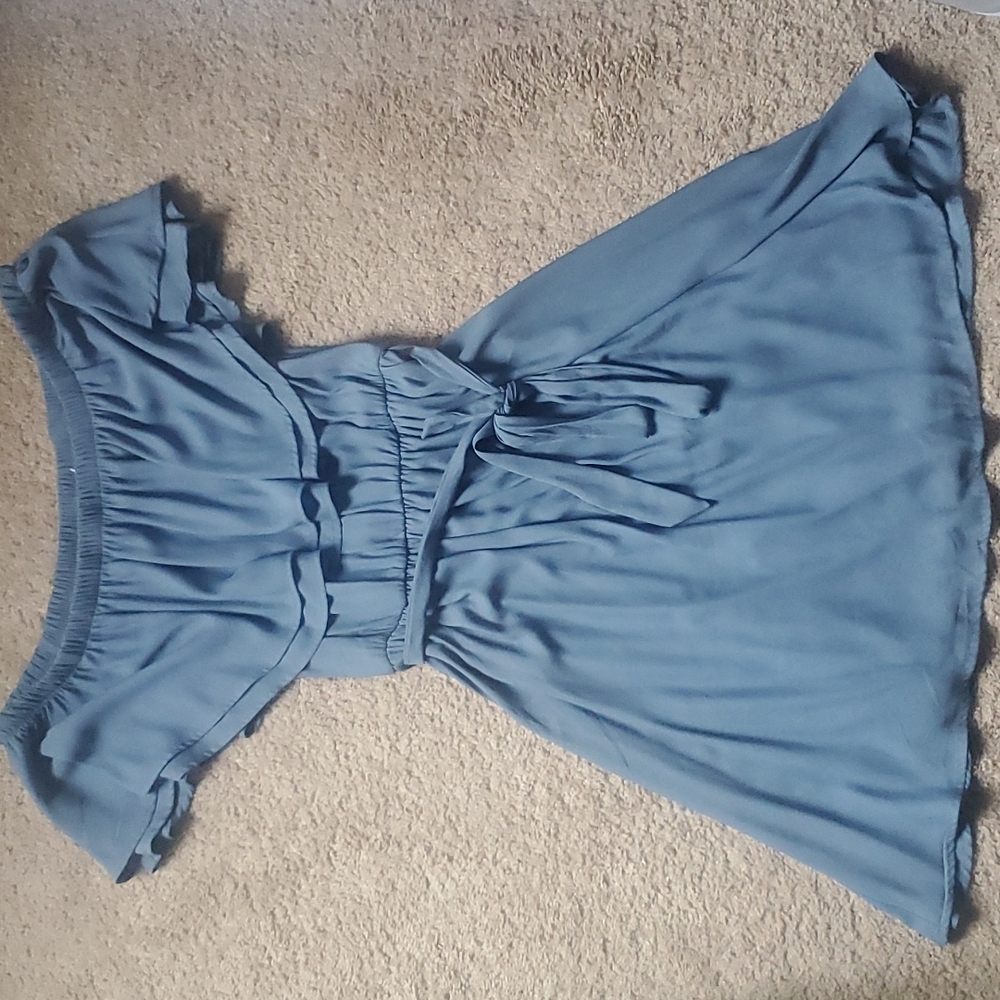 Dry goods off the shoulder dress